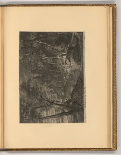 Auenlandschaft mit Hirte