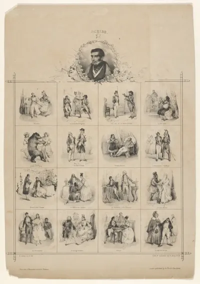 Augustin-Eugène Scribe with Characters