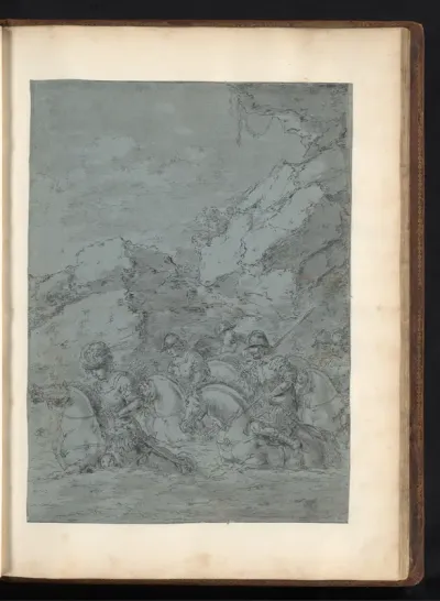 Augustus de Grote en zijn soldaten steken de Granicus over