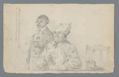 Augustus van Bengalen houdt de pijp vast van slavenhouder Hendrik Cloete