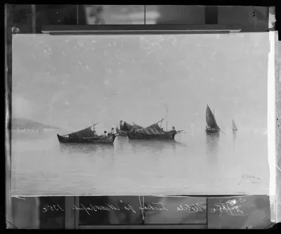 Aukusti Uotila: "Kalastajia Välimerellä" vuodelta 1885
