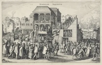 Auto-da-fe in Valladolid, 1558