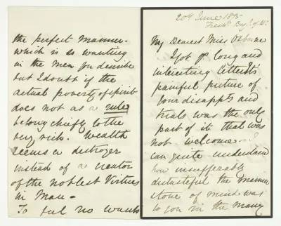 Autograph Letter