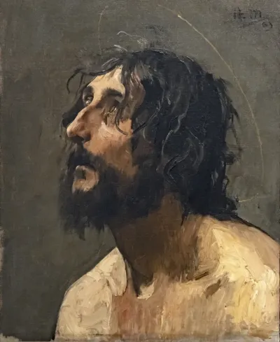 Autoportrait en saint Jean-Baptiste - Henri Martin