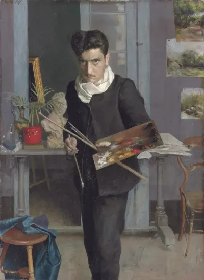 Autorretrato joven