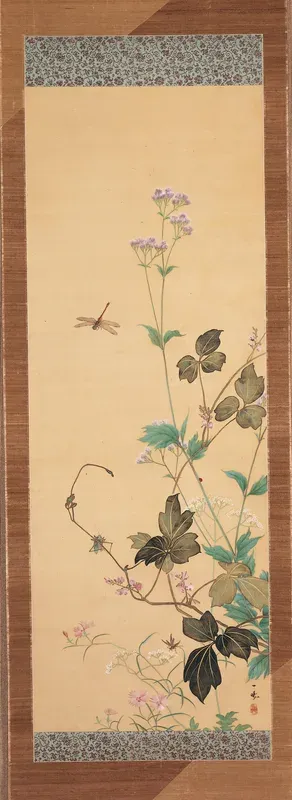 Autumn Flowers [left of a pair]