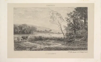 Autumn, from "L'Artiste"
