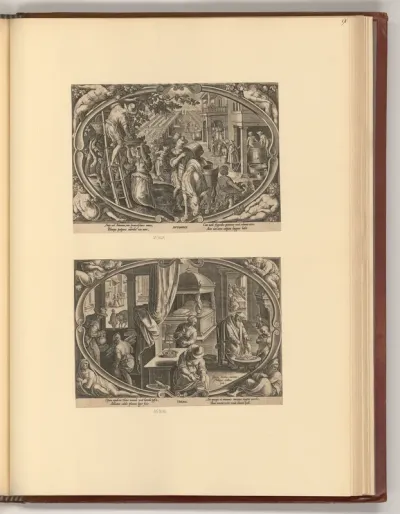 Autumnus; Hiems (Allegorie)