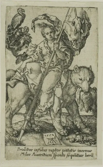 Avarice, from the Vices