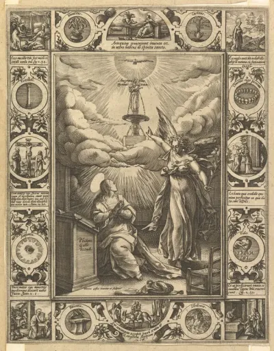 Ave Maria, from "Allegorical Scenes on the Life of Christ, from Christian and Profane Allegories"