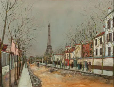 Avenue de Versailles et la Tour Eiffel