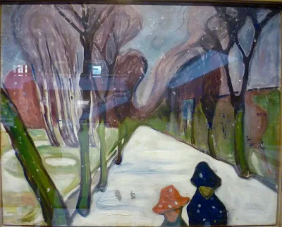 Avenue in the Snow