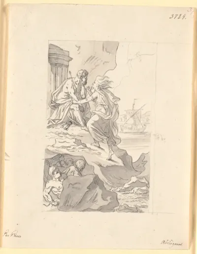 Avind hos Æolus. "Peder Paars". 1.bog 1.sang