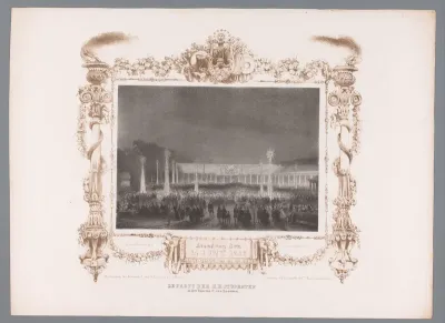Avondfeest voor de studenten, 1836
