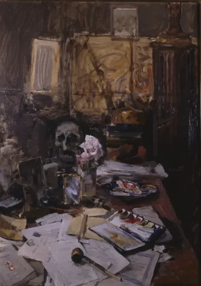 Axel Gallén´s work table in Paris