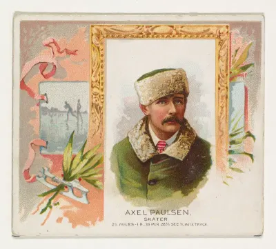 Axel Paulsen, Skater, from World's Champions, Second Series (N43) for Allen & Ginter Cigarettes