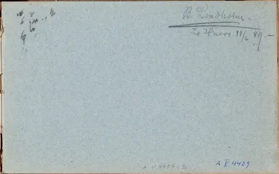 B. Lindholm / Le Havre 11/6 89-