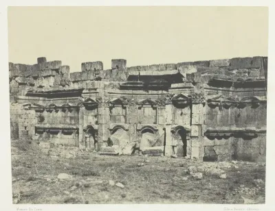 Baalbeck, Intérieur De L'Enceinte Des Temples Du Soleil Et De Jupiter; Syrie