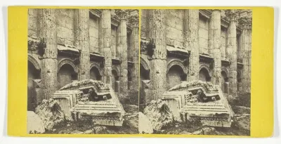 Baalbek - Temple of Jupiter, No. 71 from "Good's Eastern Series"