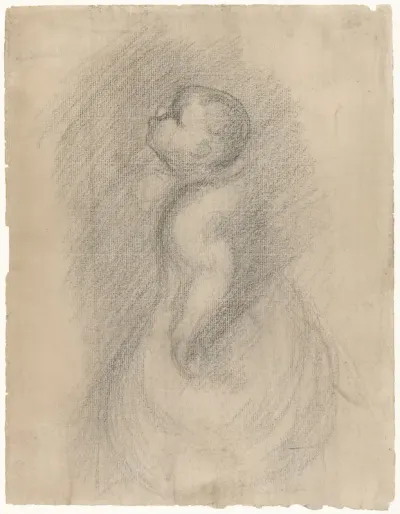 Baby, van opzij gezien
