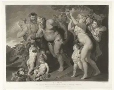 Bacchanaal met Silenus