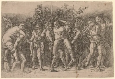 Bacchanal with Silenus