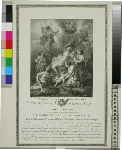 Bacchuksen syntymä (Naissance de Bacchus)