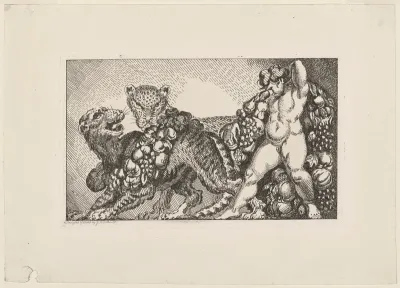 Bacchus Accompanied by a Leopard and a Tiger