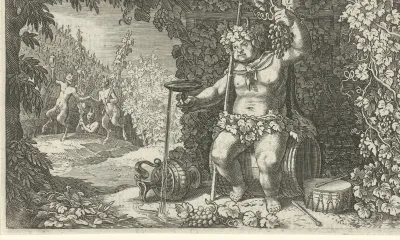 Bacchus als god van de wijn