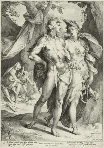 Bacchus and Ceres Leaving Venus