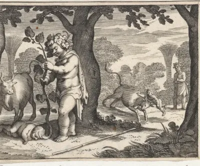 Bacchus en Ampelus