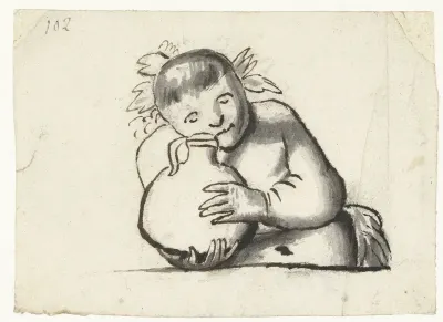 Bacchus met een kan