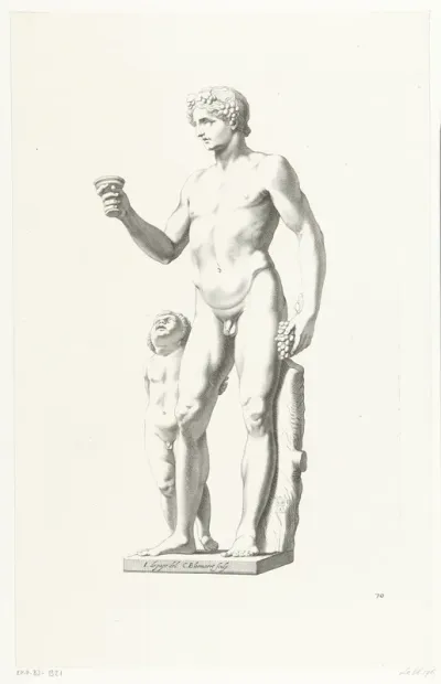 Bacchus met een putto