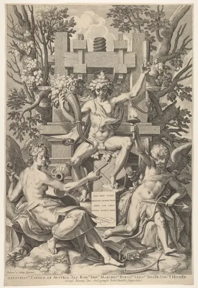 Bacchus, Music, Amor