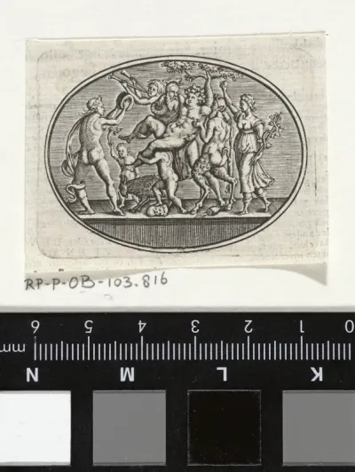 Bacchus op handen gedragen