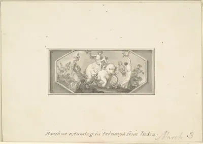 Bacchus returning in Triumph from India