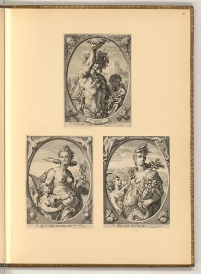 Bacchus; Venus und Amor; Ceres