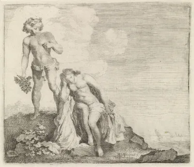 Bacchus vindt Adriadne op Naxos