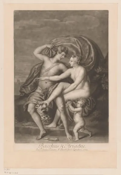 Bacchus vindt Ariadne op Naxos