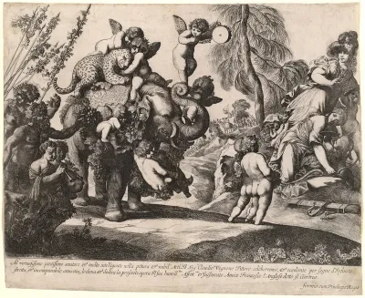 Bacchus with Diana and Minerva