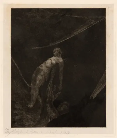 Back into Nothingness, plate fifteen from A Life