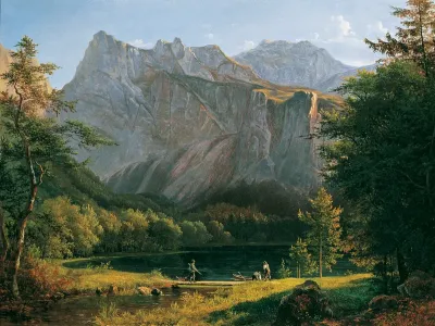 Backward lake Langbath