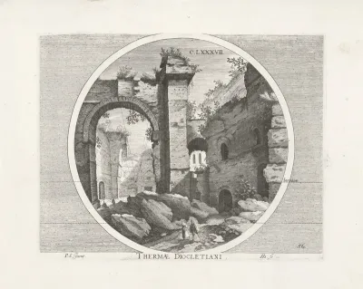 Baden van Diocletianus, met arcade