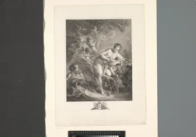Badende Venus voor het oordeel van Paris
