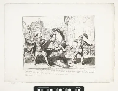 Badius van Capua vlucht na gevecht met Titus Quinctius Crispinus Sulpicianus