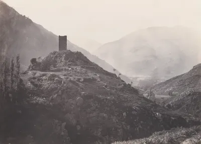 Bagnères-de-Luchon at the Foot of the Castel-Vielh Tower