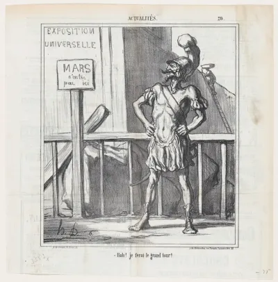 Bah! I will make a grand tour!, from "News of the day"