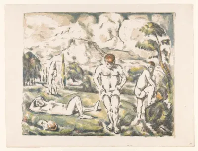 Baigneurs au repos