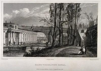 Bains Vigier, Pont Royal, Paris: the bathing house