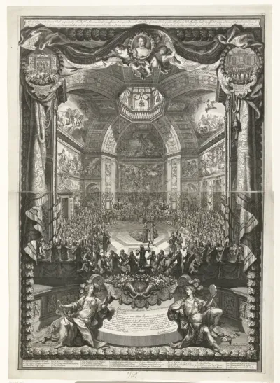 Bal in het Huis ten Bosch ter ere van de verjaardag van de prins van Oranje, 1686
